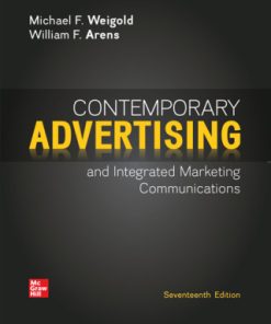 Contemporary Advertising 17th Edition - Instant Download Original PDF Ebook