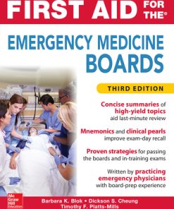 First Aid for the Emergency Medicine Boards 3rd Edition - Instant Download Original PDF Ebook